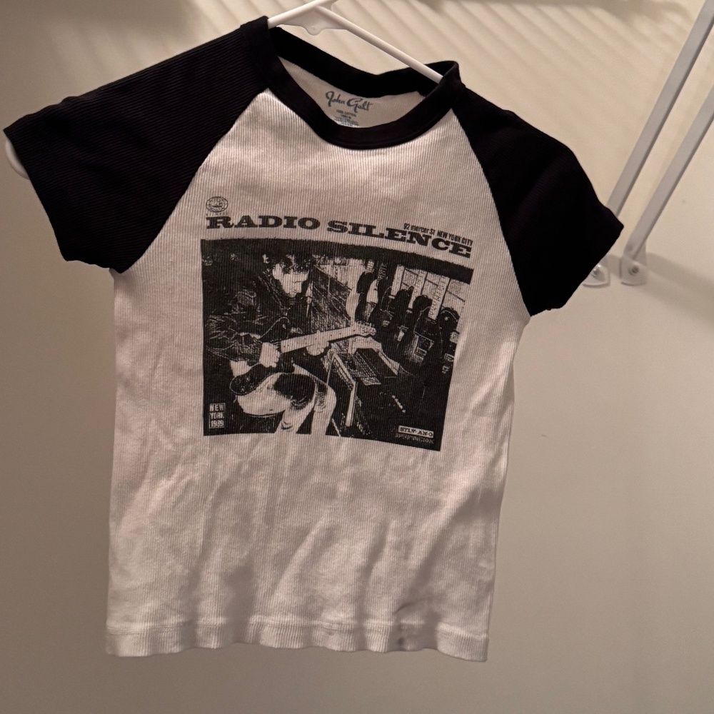 JOHN GALT graphic tee radio silence